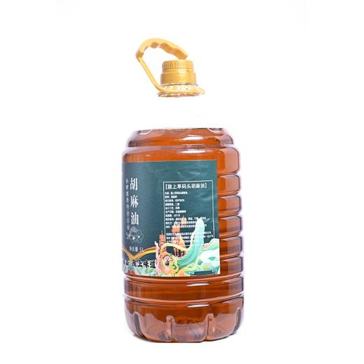 【泾川馆—艺果优品】陇上旱码头胡麻油亚麻籽油5L大桶 商品图1