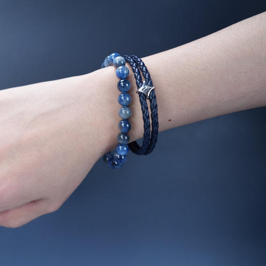 北京仓｜Alexander Lynggaard-Kyanite-蓝晶石珠 手链（8mm）［丹麦设计师］ 商品图5