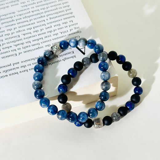 北京仓｜Alexander Lynggaard-New York-纽约 拉长石 青金石 玛瑙 手链（8mm）［丹麦设计师］ 商品图2