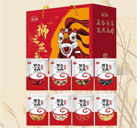 燕之坊 南北干货 狮之燕礼礼盒1.028kg 百合银耳香菇木耳灰枣送礼佳选 商品图0