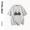 PINLI品立2024春季新款男士印花体恤休闲圆领短袖T恤BG231111037 商品缩略图2