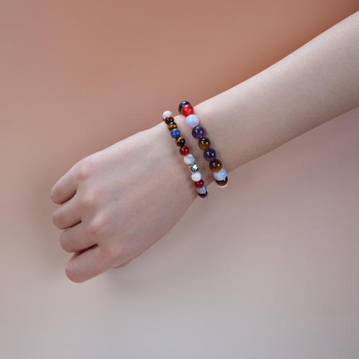 北京仓｜Alexander Lynggaard-Copenhagen-哥本哈根 白松石 红玉 玛瑙 手链（8mm）［丹麦设计师］ 商品图2