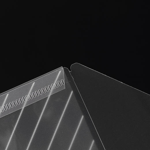 齐心 C318 巨划算经典条纹透明按扣袋 A4 20个/套 透明 商品图4