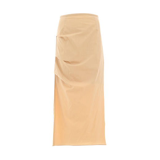 VIMAGE纬漫纪春夏新款休闲简约纯色高腰半身裙中裙V2106717 商品图6