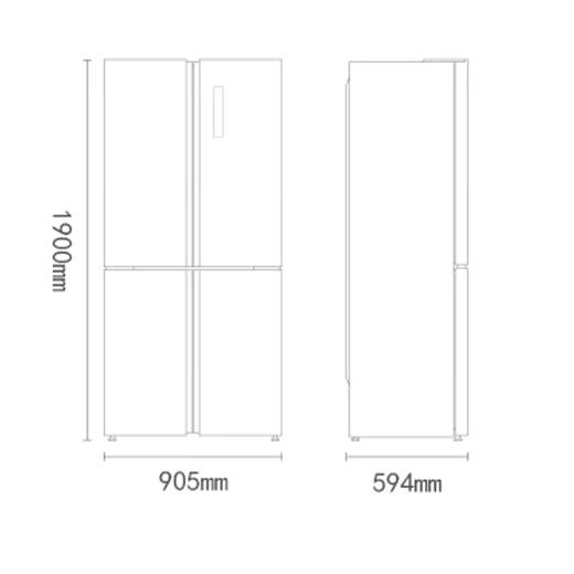 以旧换新-海尔519升全十字门空间保鲜科技零距离嵌入底部散热冰箱 EPP净味智能WIFI互联BCD-519WGHTD1BGTU1   商品图4