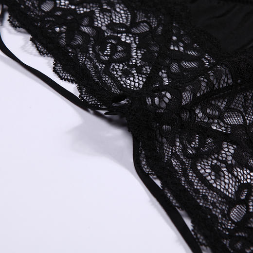 都市丽人时尚系列蕾丝网布内裤女蕾丝女士内裤低腰三角内裤LK43E3 商品图4