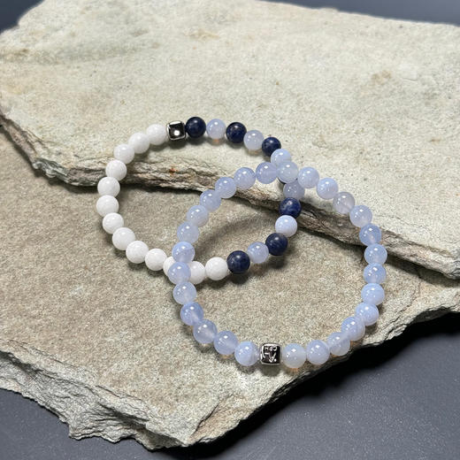 北京仓｜Alexander Lynggaard-Dubai-迪拜 白山玉 玛瑙 钠长石 手链（6mm）［丹麦设计师］ 商品图9