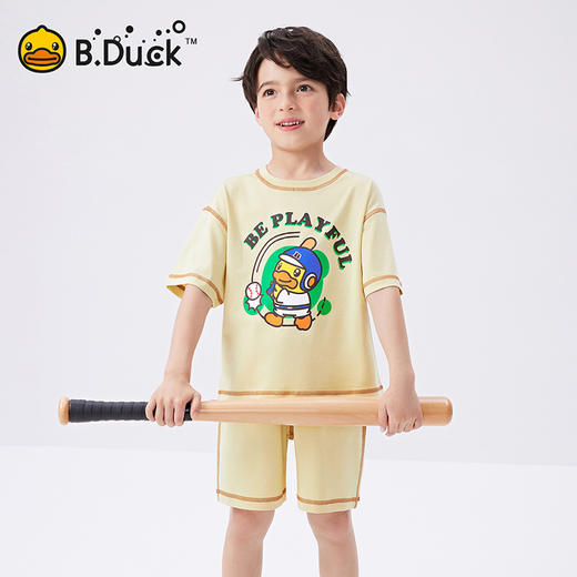 B.Duck小黄鸭童装夏季休闲运动套装105-150 BF2581053 商品图2