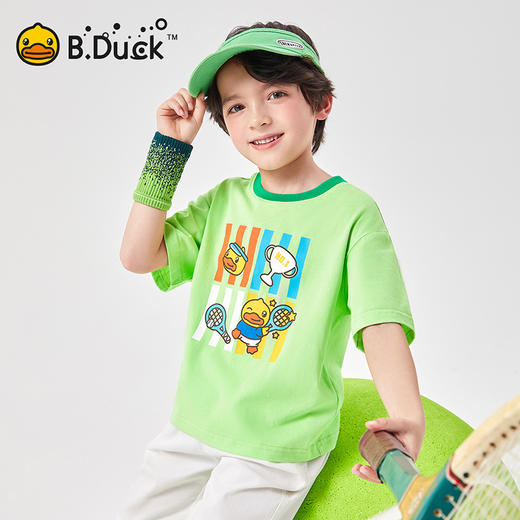 B.Duck小黄鸭童装夏季短袖T恤105-150 BF2501053 商品图4