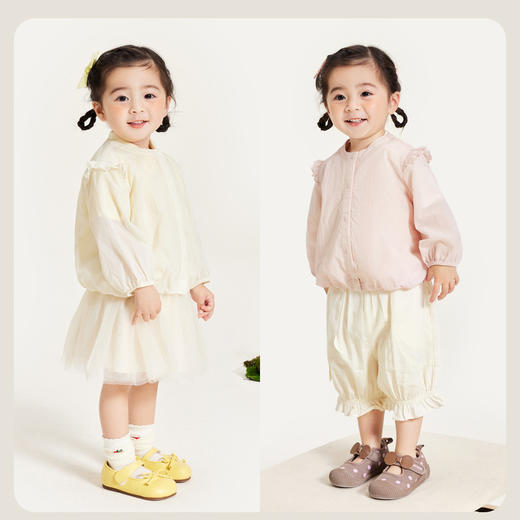 迷你巴拉夏季新款男女童轻薄防晒衣柔软透气防晒外套UPF40+ 商品图2