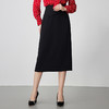 EITIE爱特爱夏季新款精致通勤高腰包臀显瘦经典黑色半身裙B2406318 商品缩略图3