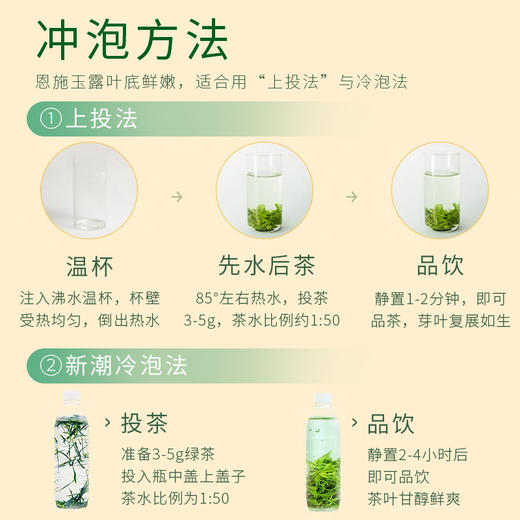 【2026新茶】泥巴哥恩施玉露明前新茶春茶湖北茗茶叶250g礼盒 商品图5