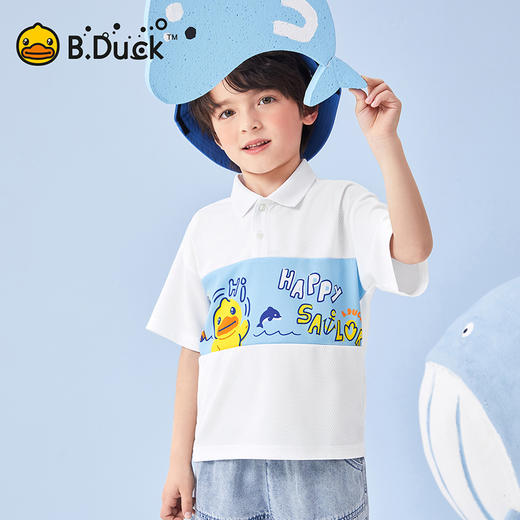 B.Duck小黄鸭童装夏季POLO衫105-150 BF2503020 商品图2