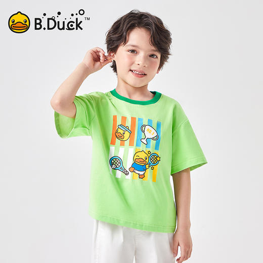 B.Duck小黄鸭童装夏季短袖T恤105-150 BF2501053 商品图2