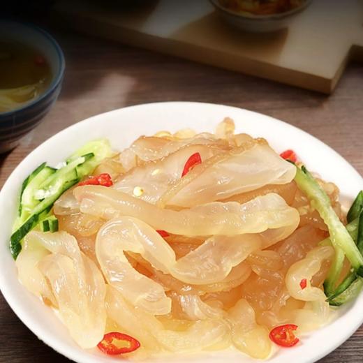 凉拌海蜇头 250g(带料包) 鲜脆快手菜  精品下酒菜 野生海蜇 凉菜海产 商品图4