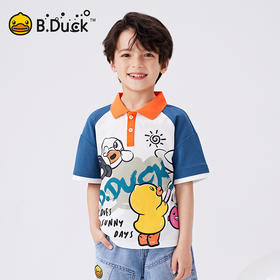 B.Duck小黄鸭童装夏季POLO衫105-150 BF2501090
