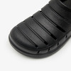 西遇厚底洞洞鞋男2024新款夏季简约休闲黑色沙滩凉鞋软底外穿拖鞋21545546 商品缩略图5