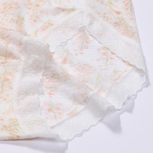 都市丽人健康系列薄透丝滑内裤女锦纶网布女士内裤速干中腰三角内裤LK42A3 商品图6