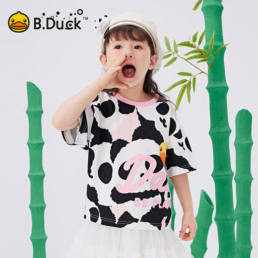 B.Duck小黄鸭童装夏季短袖T恤105-150 BF2501096 商品图3
