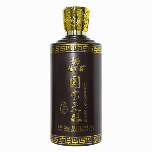 国宝天酿浓香型白酒品鉴酒500ml*4 商品图2
