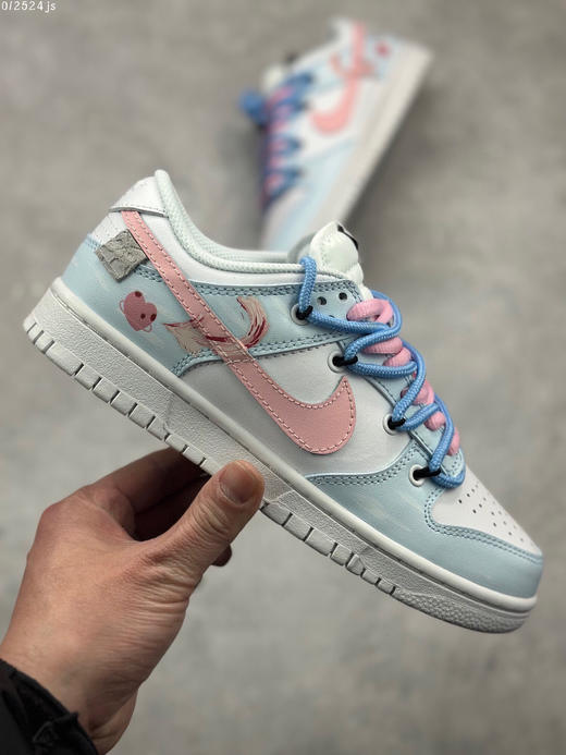 夏日特惠💰460 Nike Dunk Low 绑带定制 白粉玉
此款设计灵感来源于轻定制 商品图3