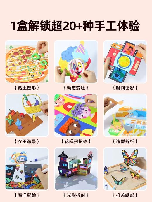 艾蒙岛儿童手工diy制作创意美术幼儿园绘画艺术 商品图2