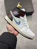 夏日特惠💰420 Air Jordan 1 Mid "Light Smoke Grey" 中帮 白棕玉AJ1 乔丹1代 aj1 乔1 中邦 米灰乔丹篮球鞋系列 商品缩略图0