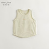 马克珍妮2024年夏装新款女童运动弹力字母透气背心240300 商品缩略图2