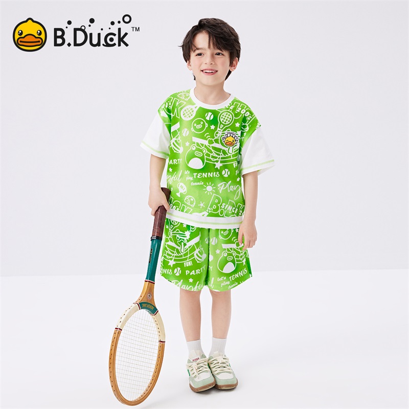 B.Duck小黄鸭童装夏季短袖套装105-150 BF2581052