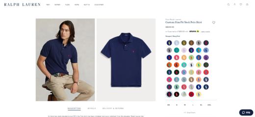 r粉无法拒绝，新色系来了。1290大洋一件の翻领短袖poloA0401888 商品图5