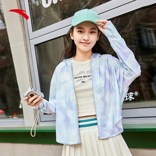 【XL断码】安踏光盾遮热防晒衣丨防晒服运动外套女款夏季宽松上衣162427710【无货退款】 商品图2