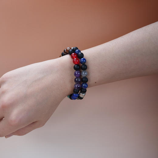 北京仓｜Alexander Lynggaard-New York-纽约 拉长石 青金石 玛瑙 手链（8mm）［丹麦设计师］ 商品图1