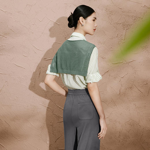 【商场同款】伊芙丽休闲裤1E4150811 商品图3