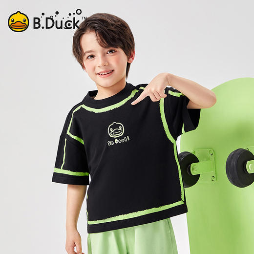 B.Duck小黄鸭童装夏季短袖T恤105-150 BF2501013 商品图0