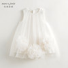 马克珍妮女童立体花朵裙摆网纱连衣裙儿童背心裙子夏装新款240873 商品缩略图3