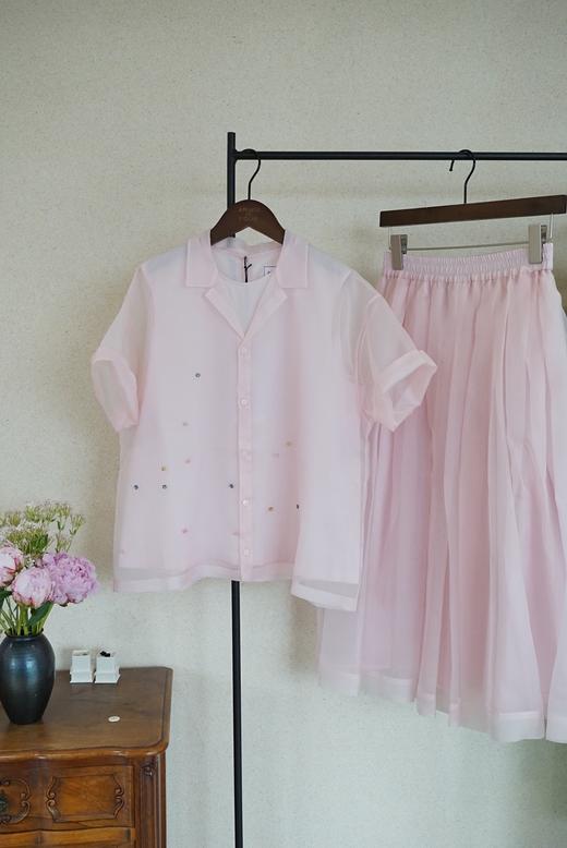 Ecole de curiosites粉色衬衫 商品图7