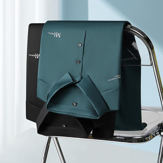 【冰丝高弹】【新款DWN】大依优型大码短袖Polo衫翻领加肥加大男装大号大码上衣男士休闲半袖夏季 商品图1