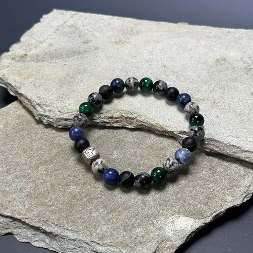 北京仓｜Alexander Lynggaard-Oslo-奥斯陆 玛瑙 方钠石 手链（8mm）［丹麦设计师］ 商品图5