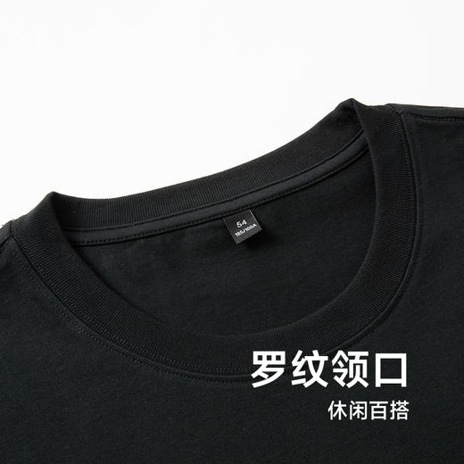 【100%棉】【新款DPS】大依优型大码圆领短袖T恤夏季加肥加大肥佬休闲宽松透气上衣男士半袖夏装潮款 商品图2