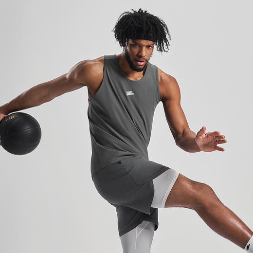 有志者UZIS极简科技简派篮球背心男夏季冰感健身跑步运动坎肩游离 商品图2