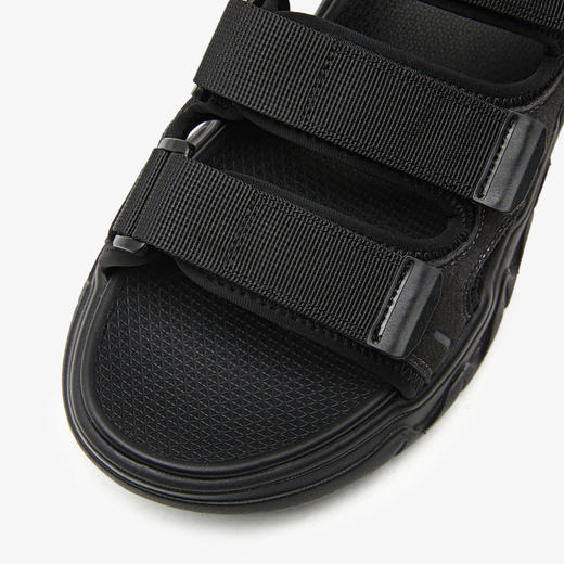 西遇户外运动凉鞋男新款夏季休闲黑色增高厚底沙滩鞋外穿拖鞋21945530 商品图5