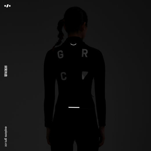 GRC桀骜无尽科技系列LAB LOGO秋冬抓绒骑行服夹克女 商品图4