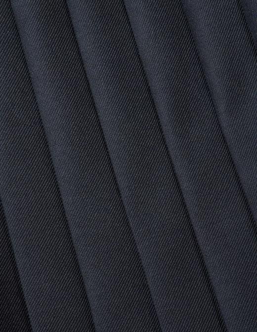 Margaret Howell  墨蓝色羊毛百褶苏格兰半裙 商品图10