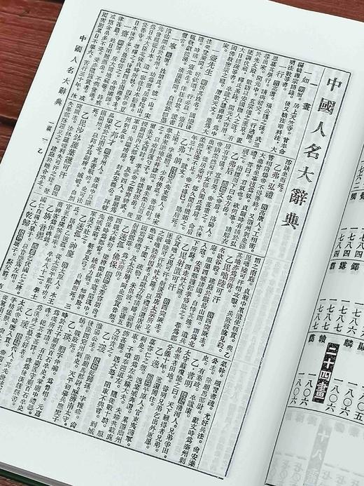 《中国人名大辞典》，影印本，仿皮面精装，小16开，臧励龢编著，商务印书馆1921年一版一印，2019年第5次印刷，1808页，定价268，售价70元。 商品图8