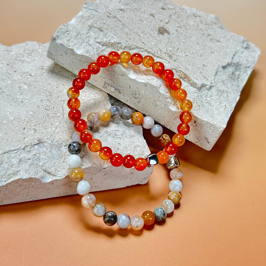 北京仓｜Alexander Lynggaard-Carnelian-红玉髓 手链（6mm）［丹麦设计师］ 商品图2
