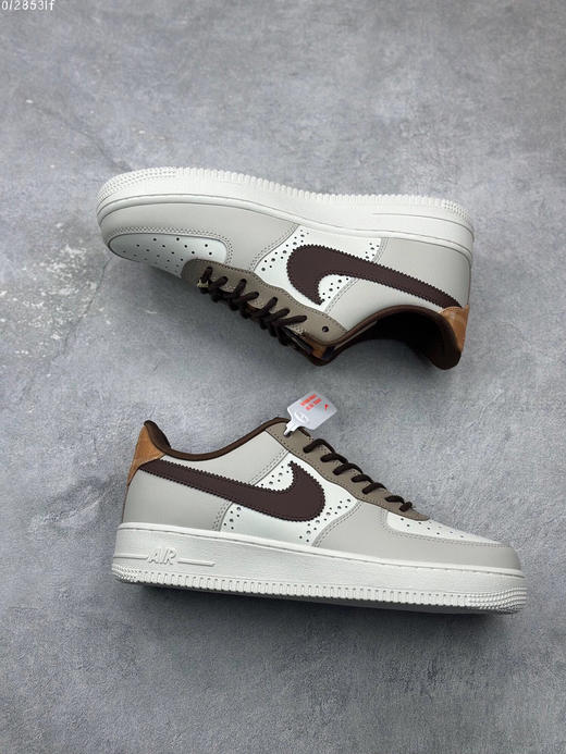 夏日特惠💰350 Nike Air Force 1 Low '07 米灰棕低帮空军一号休闲板鞋 商品图4