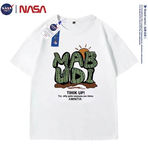 【超值2件装】NASA LIKE短袖T恤 春夏情侣款 圆领宽松版型 11款可选 商品图9