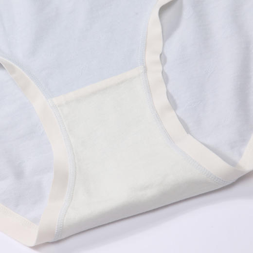 都市丽人健康系列舒肤棉内裤女棉提花纯棉女士内裤中腰三角内裤LK42A5 商品图8