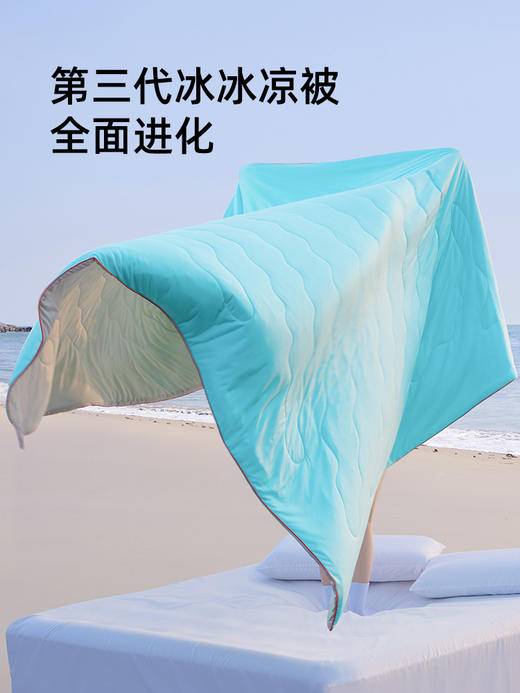 佳丽斯冰淇淋夏凉被A类可机洗冰丝夏被空调被薄被子被芯夏季凉被 商品图2