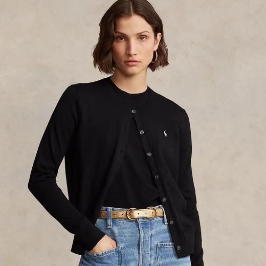 【à perles】RL匹马棉圆领针织开衫 宽松版型 气质有型【现货】 商品图4